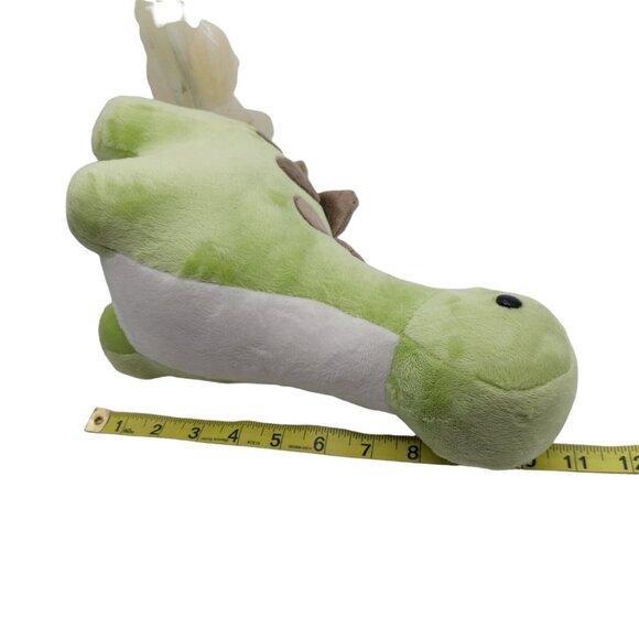 Bellzi Brontosaurus Stuffed Animal Plush Green Bronti Dinosaur 12 Inch - Picture 5 of 10